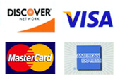 credit card logos. Join our mailing list!