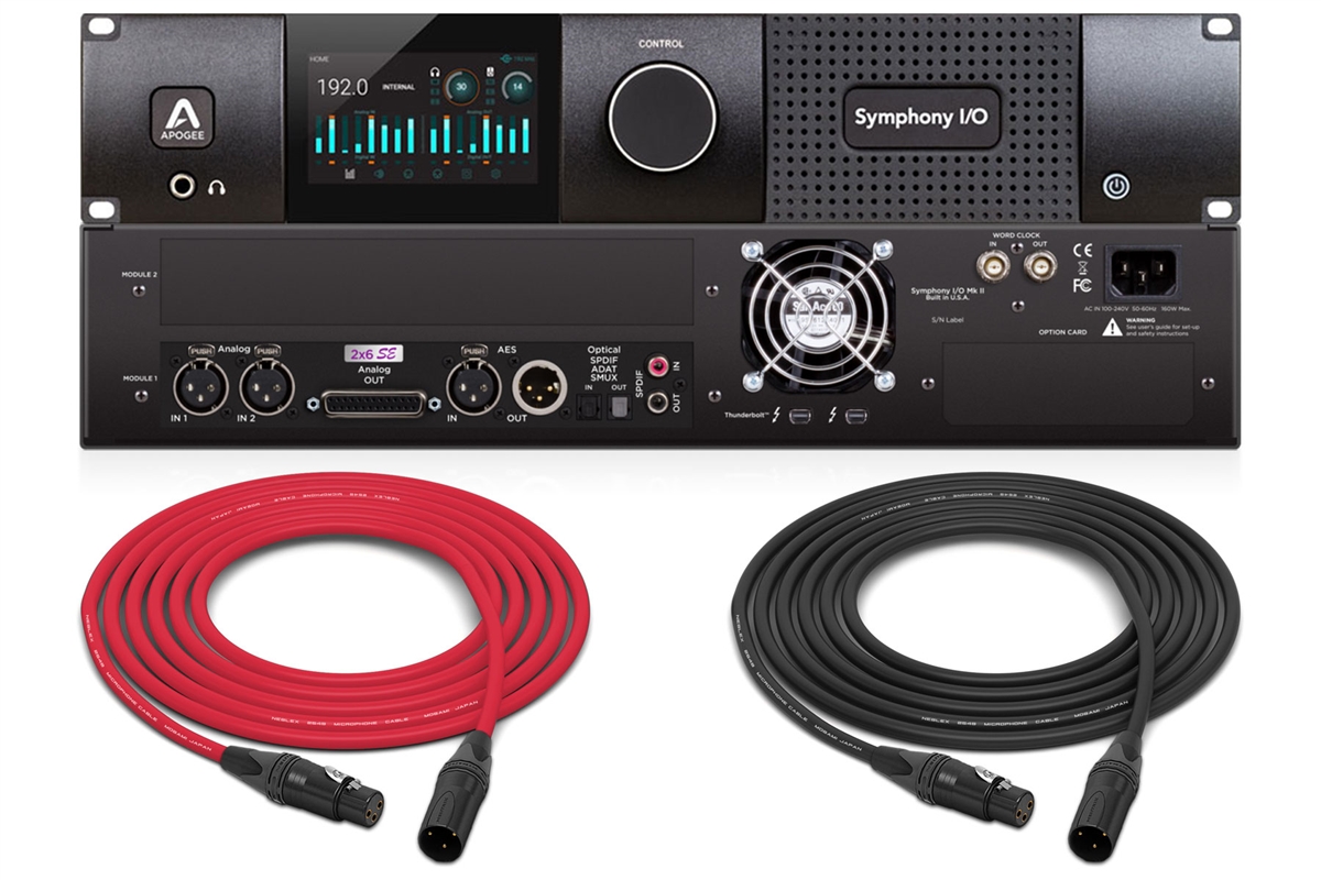 Apogee Symphony I/O MKII TB Thunderbolt 2 with SE 2x6 Analog I/O +