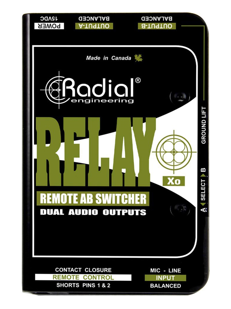 Radial Relay XO | Balanced Remote AB Switcher | Pro Audio LA