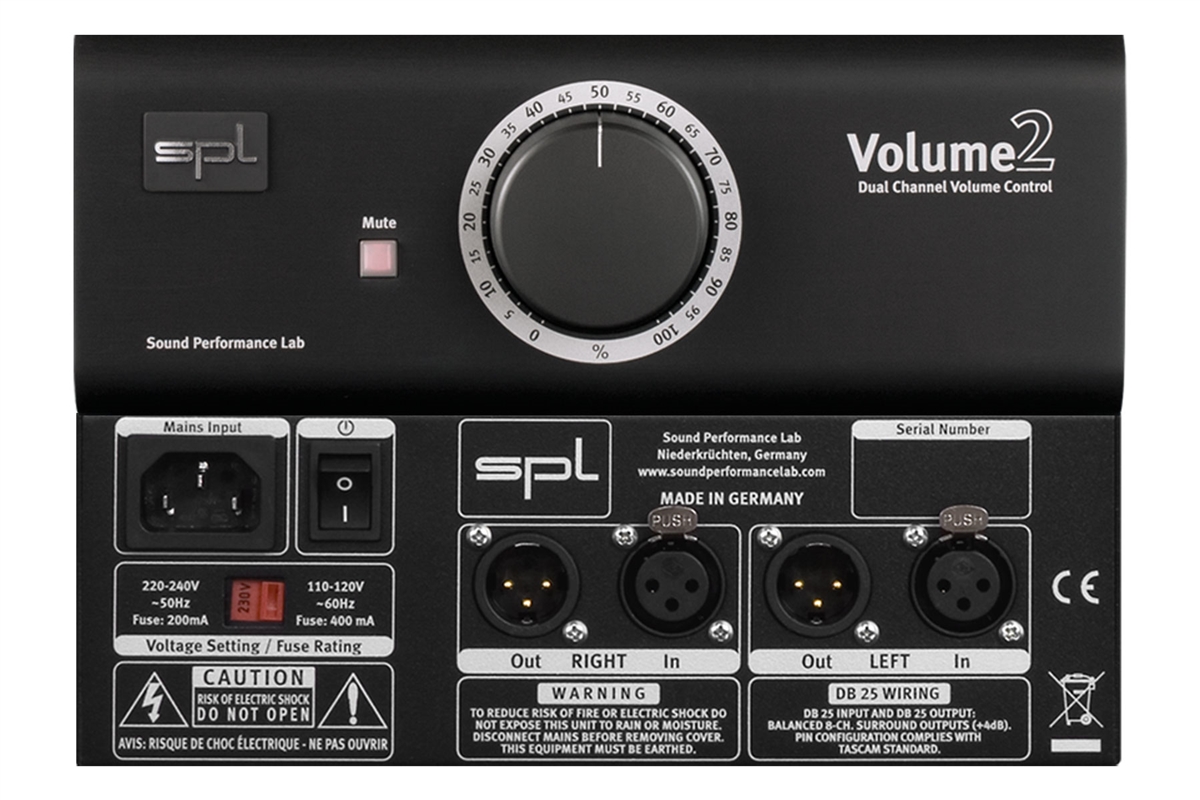 SPL Volume2 | Stereo Volume Controller | Pro Audio LA