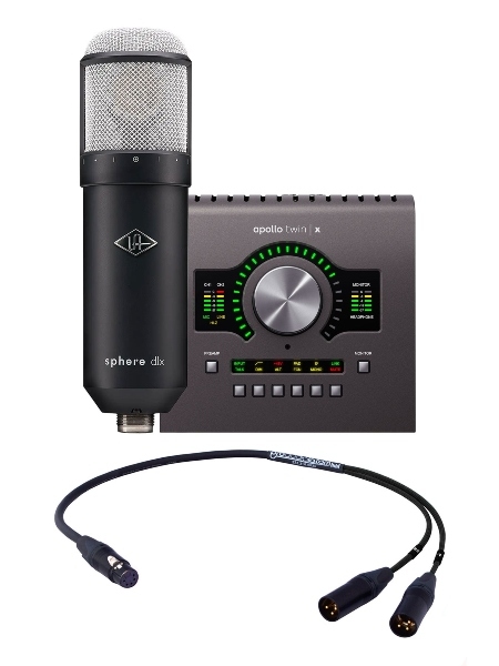 Universal Audio Sphere DLX Modeling Microphone w/ Apollo Twin X QUAD  Thunderbolt 3 Audio Interface (Heritage Edition) | Pro Audio LA