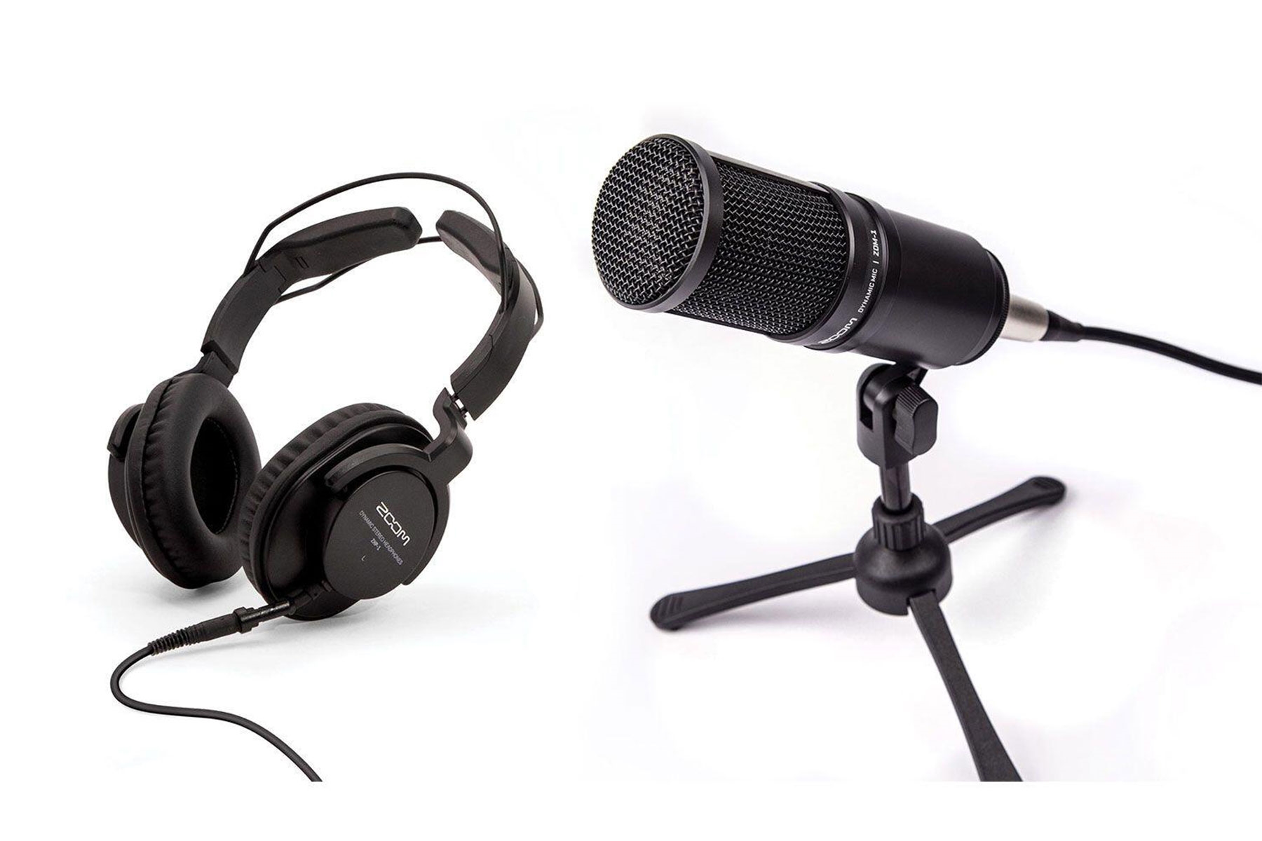Pack Microphone podcast Zoom ZDM-1PMP Noir - Dictaphone - Achat